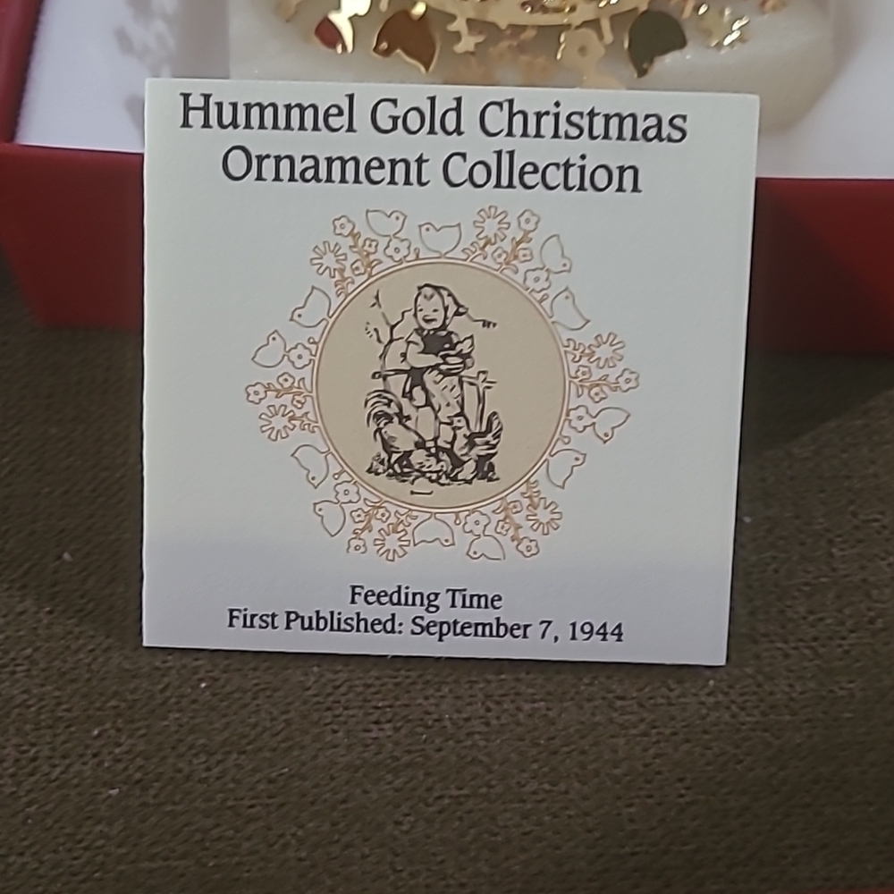 Hummel Gold Christmas Ormaments Collection Bundled - Picture 10 of 10